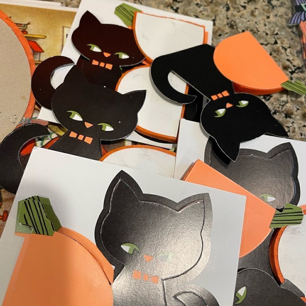 Halloween Honeycomb Vintage Cutouts Lot - Picture 7 of 16